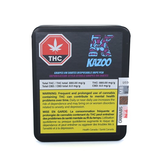 Home / Vapes/Concentrates / Disposable / KAZOO GRAPE ON SKATES DISP