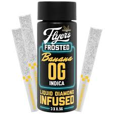 CLAYBOURNE FROSTED FLYERS BANANA OG INFUSED PR 3X0.5G