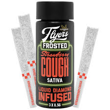 CLAYBOURNE FROSTED FLYERS STRAWBERRY COUGH INFUSED PR 3X0.5G