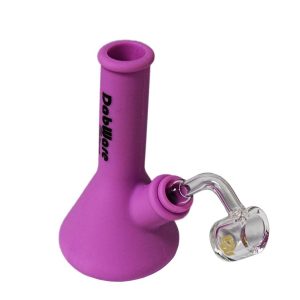 DABWARE 5" SILICONE BEAKER RIG PINK