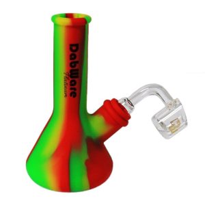 DABWARE 5" SILICONE BEAKER RIG RASTA