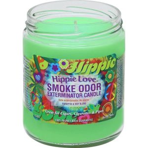 SMOKE ODOR CANDLE HIPPIE LOVE