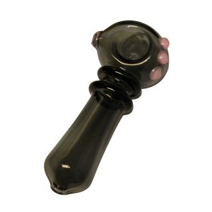GENUINE PIPE CO GLASS PIPE 4" HIGHLIGHT BLACK/PINK