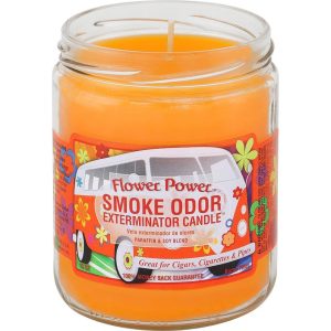 SMOKE ODOR CANDLE FLOWER POWER