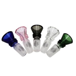 KARMA 14MM GLASS BOWL RIB -ASSORTED COLOURS