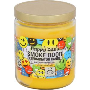 SMOKE ODOR CANDLE HAPPY DAZE