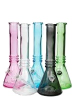BLUEBERRY 12" TRIPLE RING BEAKER ASSORTED COLORS
