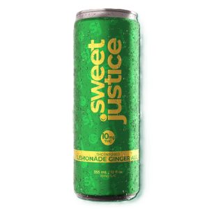 SWEET JUSTICE LEMONADE GINGER ALE 10:10 355ML