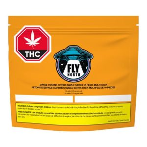 FLY NORTH SPACE TOKEN CITRUS SIZZLE 10X10MG