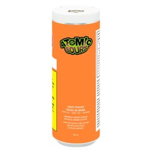 XMG ATOMIC SOURS FOGGY PEACHES 355ML
