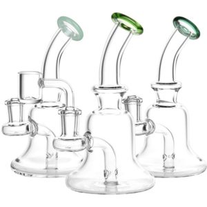 NO MUSS NO FUSS GLASS BELL DAB RIG 6.25"