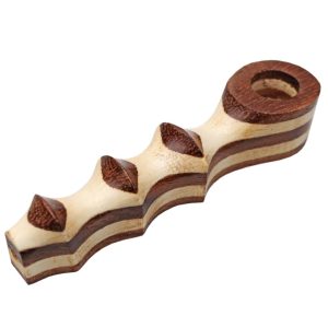 GPC WOODEN PIPE TWO TONE TEAK MEDIUM