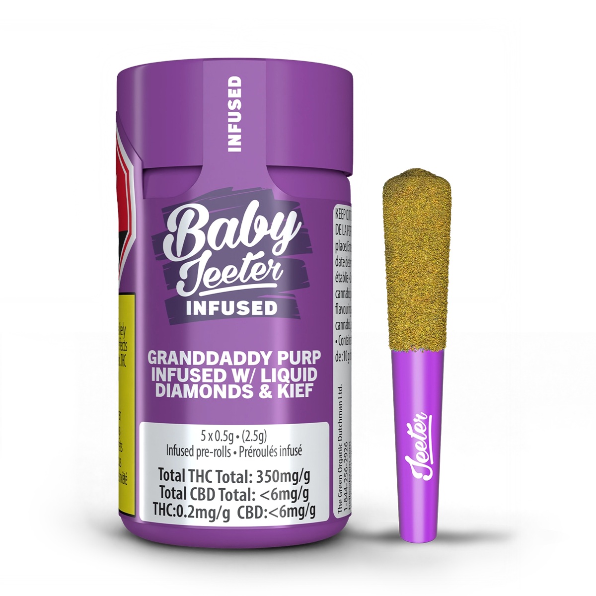 JEETER BABY JEETER GRAND DADDY PURPS INFUSED PR 5X0.5G
