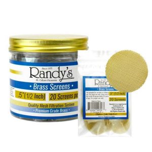 RANDY'S BRASS SCREEN 0.5" 20PK
