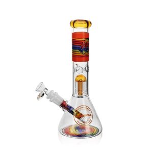 ARSENAL 10" RAINBOW THUNDER TREE PERC BEAKER ORANGE