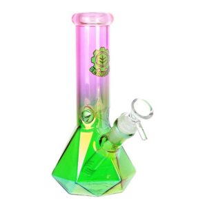 SESHGEAR DIAMOND 8" BONG OMBRE ASSORTED COLORS